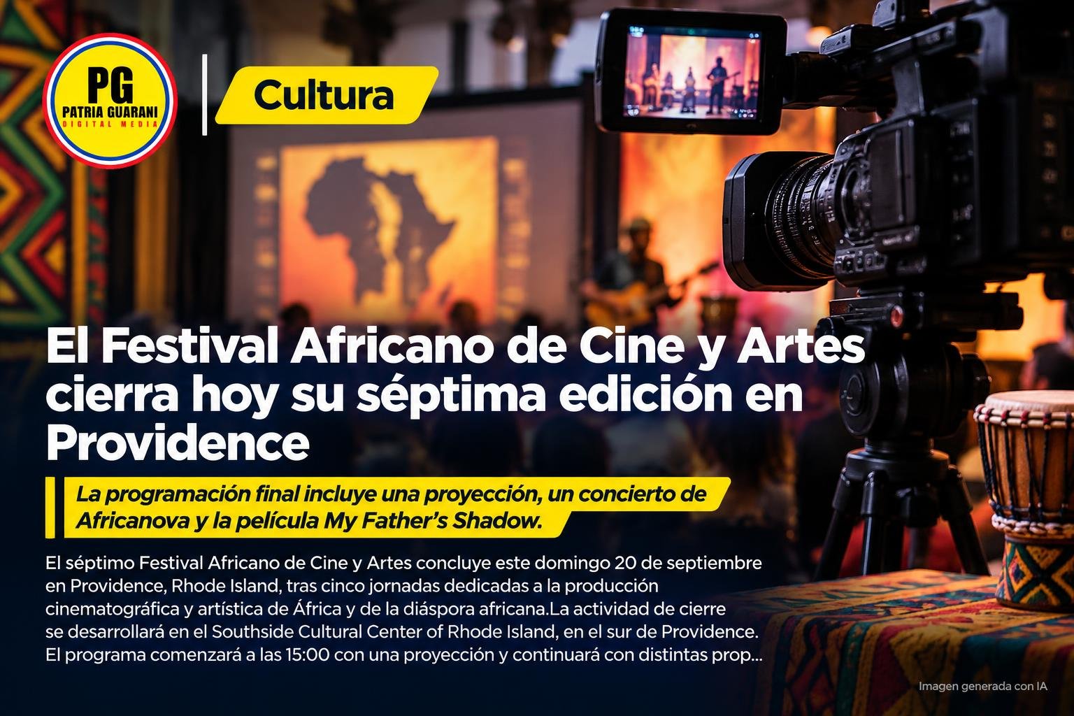 El Festival Africano de Cine y Artes cierra hoy su séptima edición en Providence