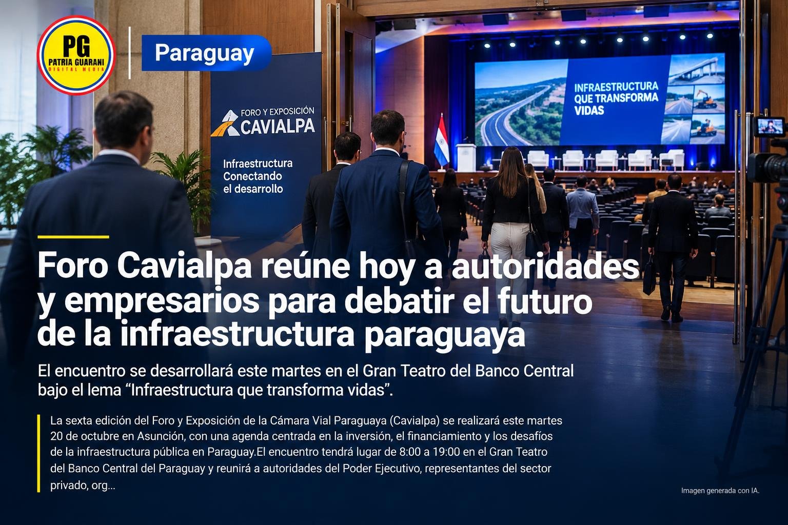 Foro Cavialpa reúne hoy a autoridades y empresarios para debatir el futuro de la infraestructura paraguaya