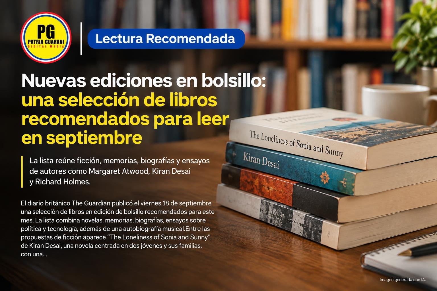 Nuevas ediciones en bolsillo: una selección de libros recomendados para leer en septiembre